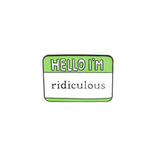 Load image into Gallery viewer, Fun Name Tag Pins