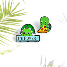 Load image into Gallery viewer, Introvert and Pizza Turtle