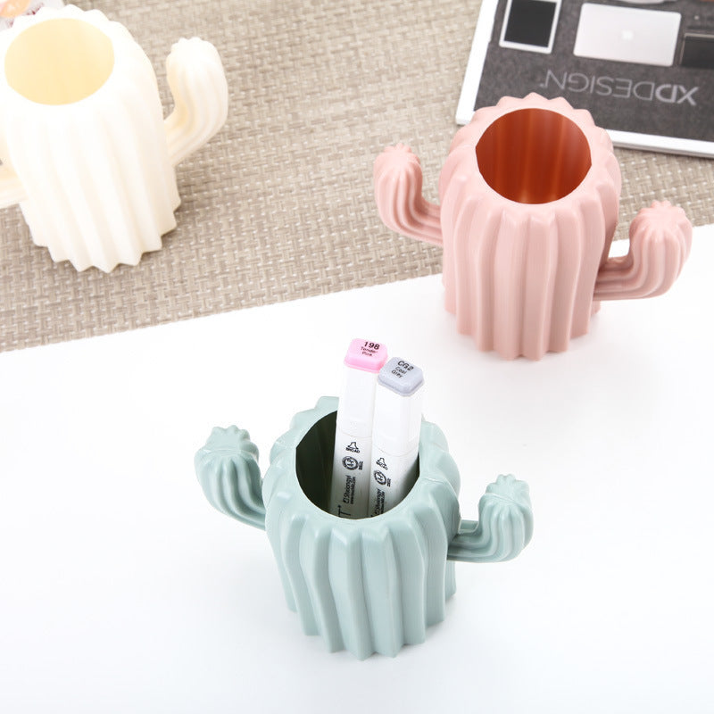 Cute Cactus Pen Holder – SMPL Supply