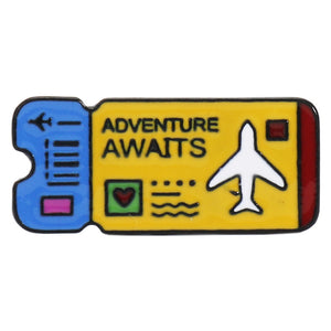 Adventure Awaits Pin