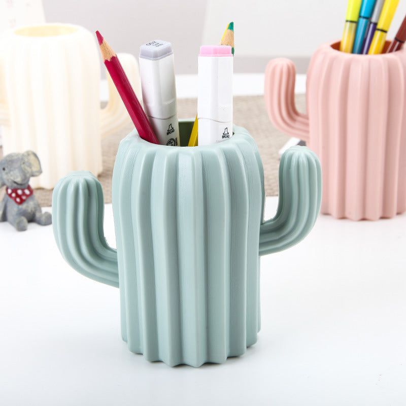 cute cactus pencil case Cute Cactus Pen Holder – SMPL Supply