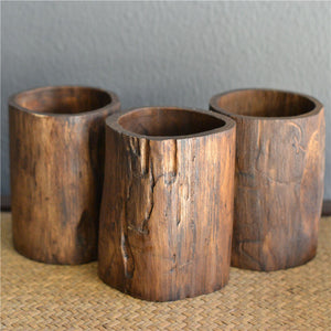 Wooden Pen Cup