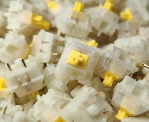 Lubed Gateron Milky Yellow Switches (Linear)